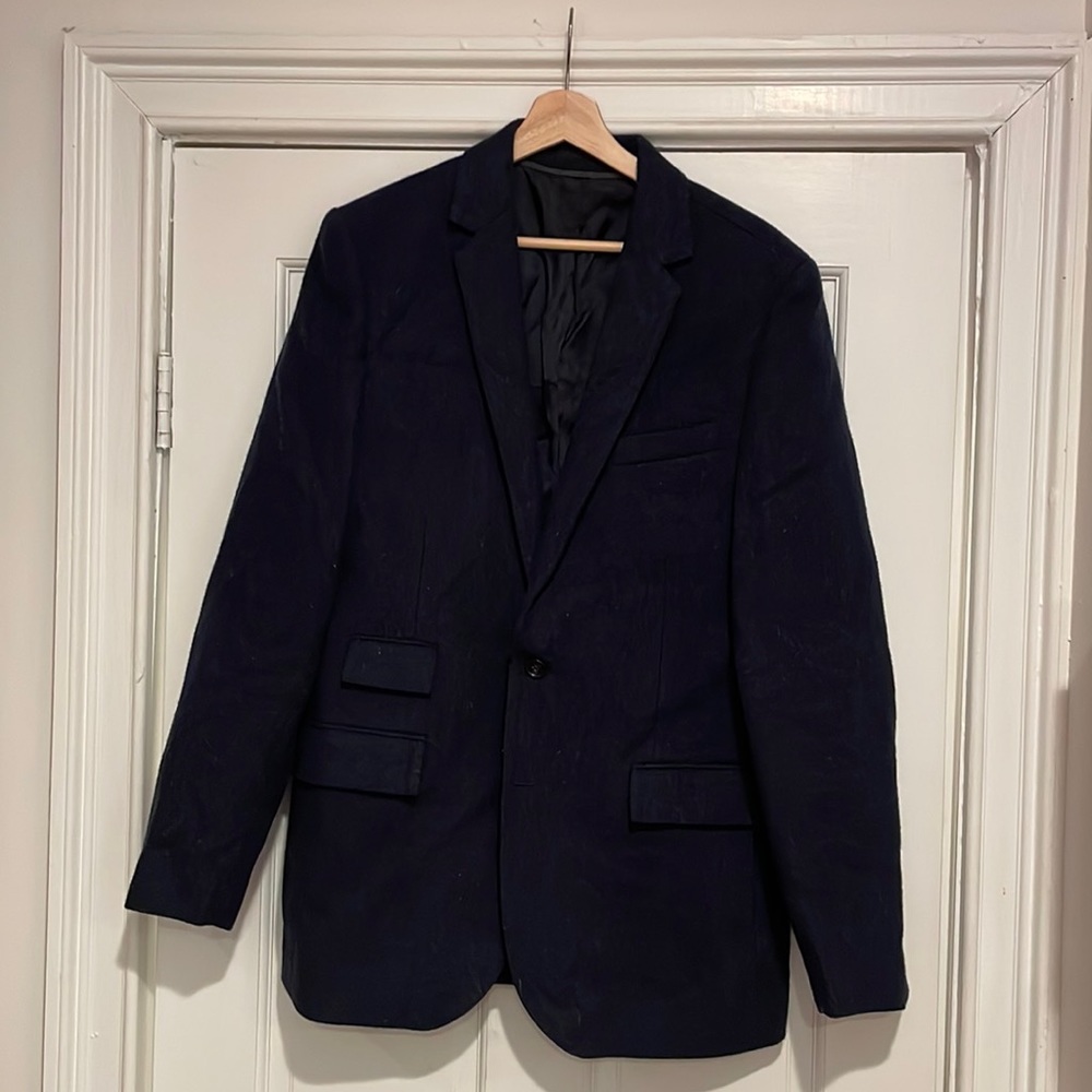 J. Crew Ludlow 100% Wool Navy Blazer - 40L